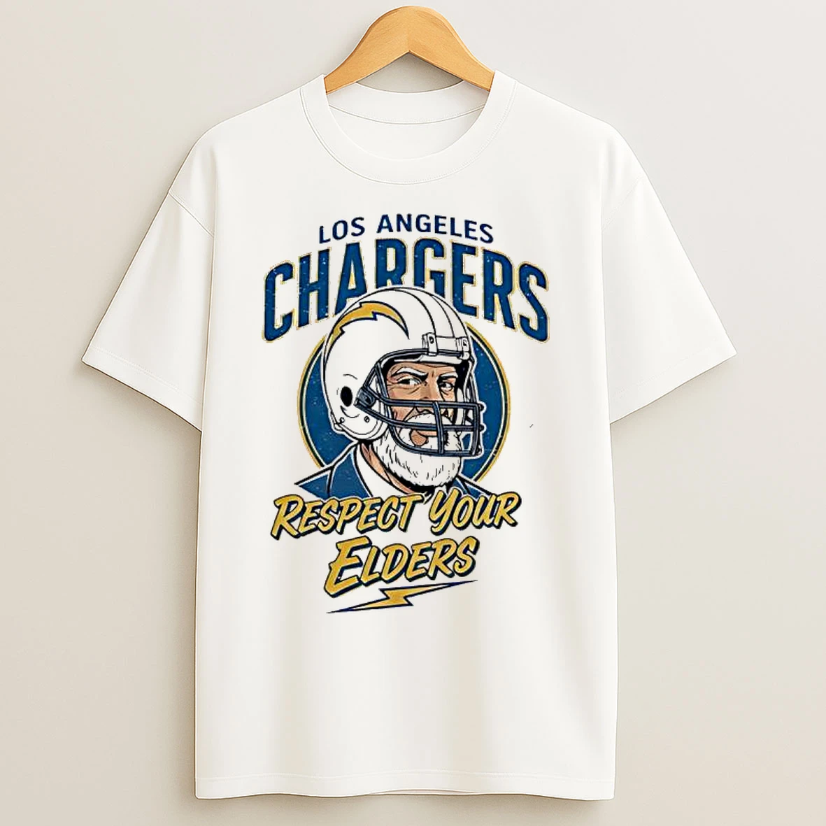 Classic Los Angeles Chargers Respect Your Elders T Shirts