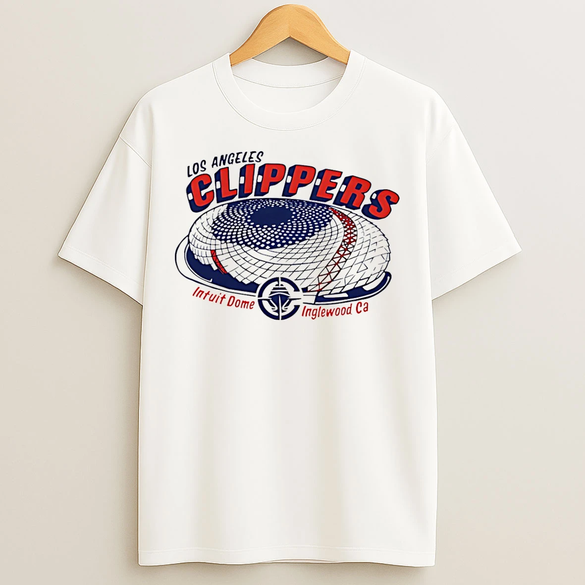 Classic Los Angeles Clippers Intuit Dome Graphic T Shirts