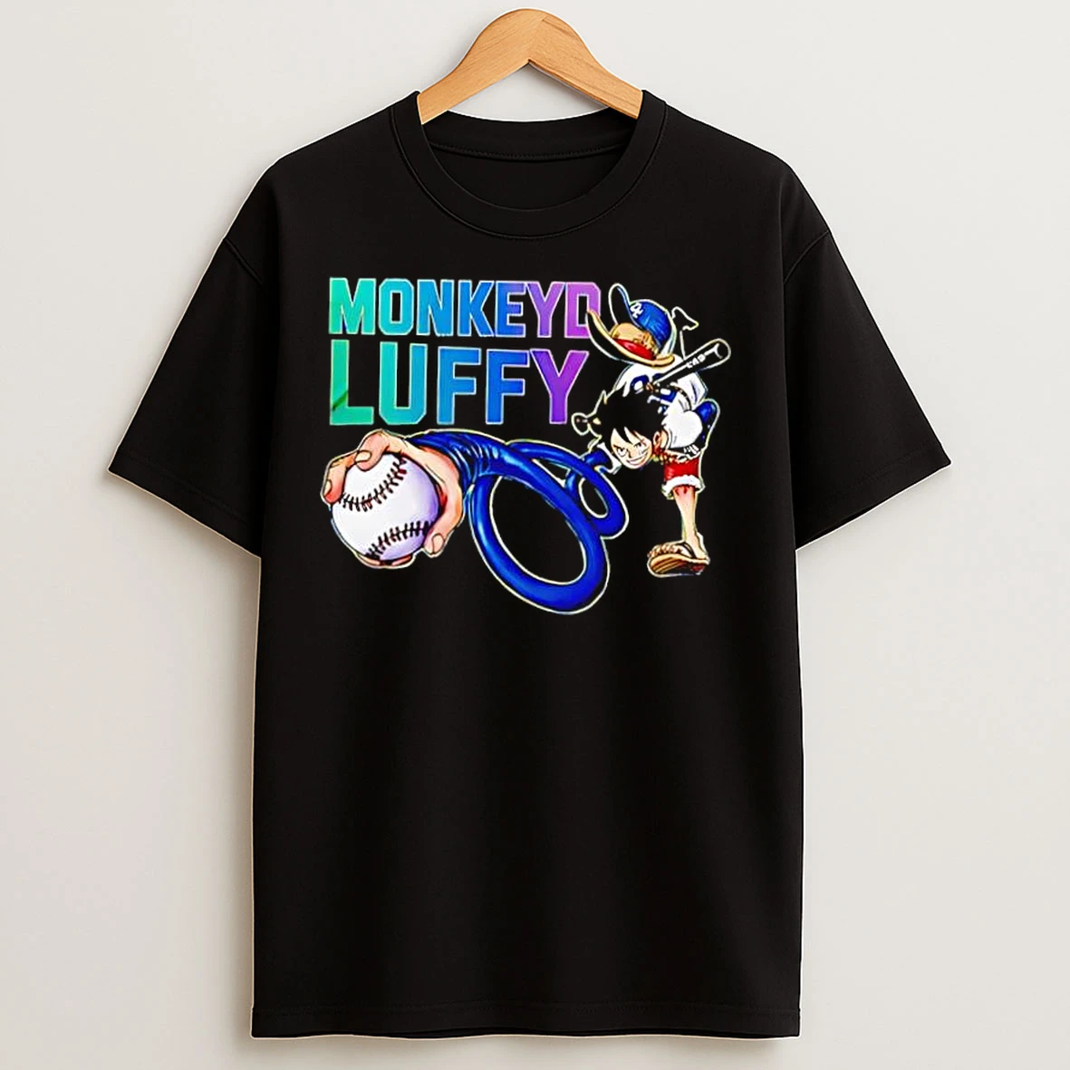 Classic Los Angeles Dodgers One Piece Night 2026 Luffy T Shirts