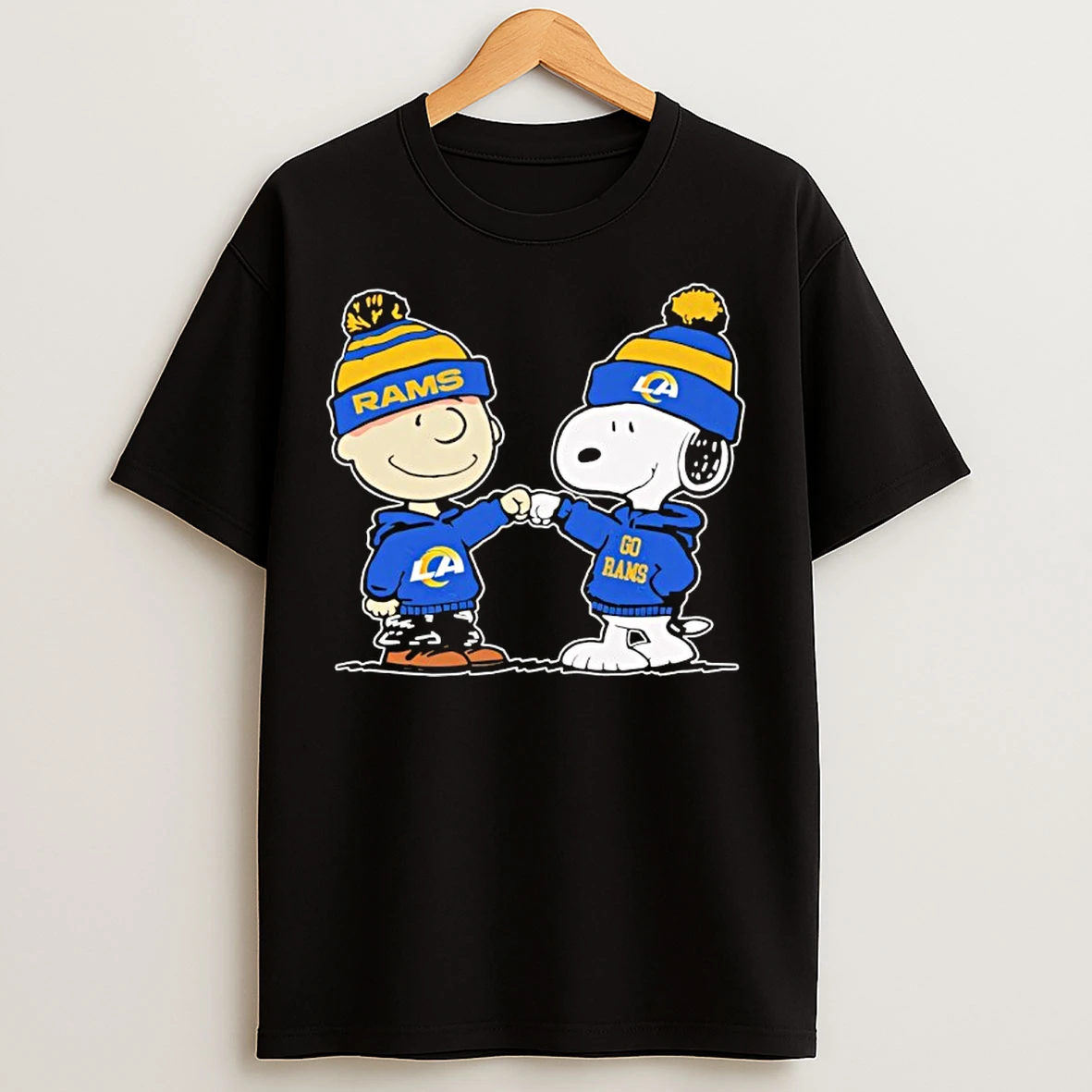 Classic Los Angeles Rams Snoopy And Charlie Brown Best Friends T Shirts