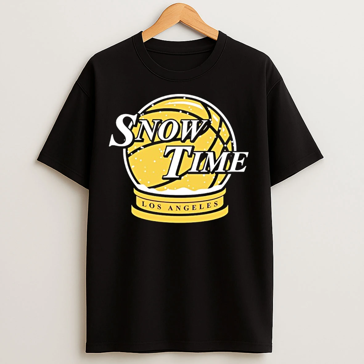 Classic Los Angeles Snow Time T Shirts