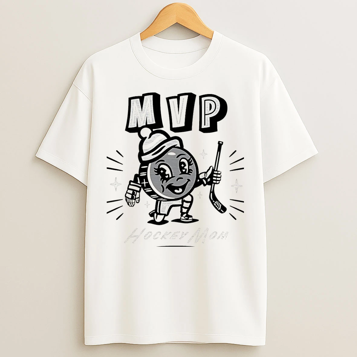 Classic Los Angeles Hockey Mom Mvp 2025 Cartoon Christmas T Shirts