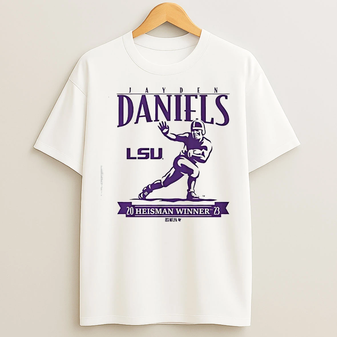 Classic Louisiana State University Football Jayden Daniels Heisman Trophy Trust T Shirts