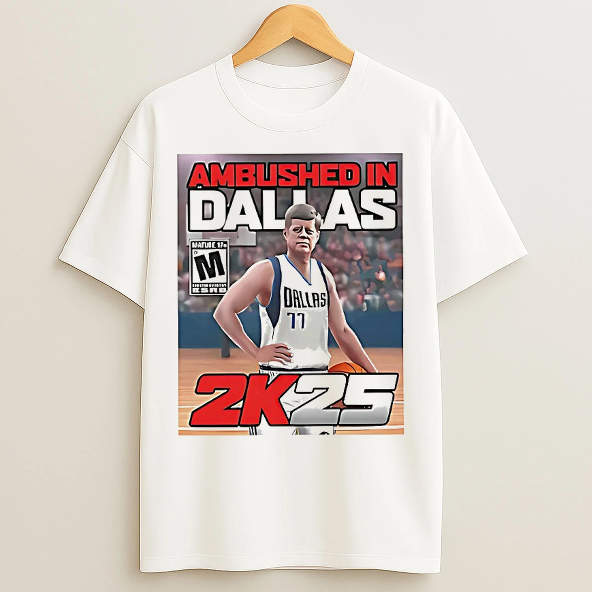 Classic Luka Doncic John F Kennedy Ambushed In Dallas 2k25 T Shirts