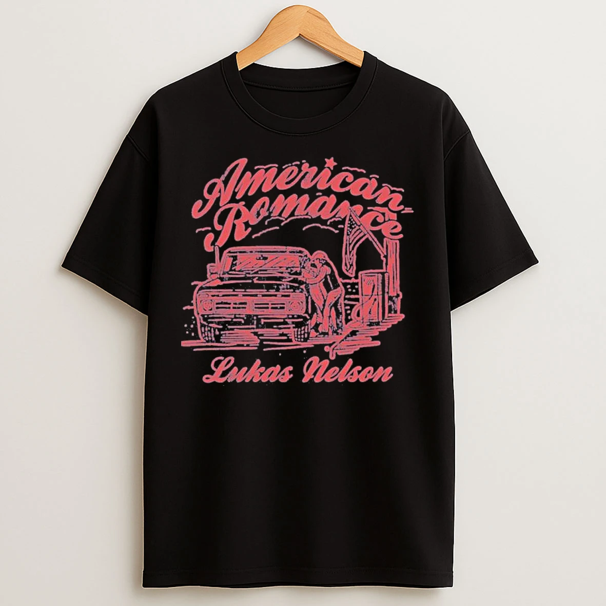 Classic Lukas Nelson American Romance Roadside Tour T Shirts