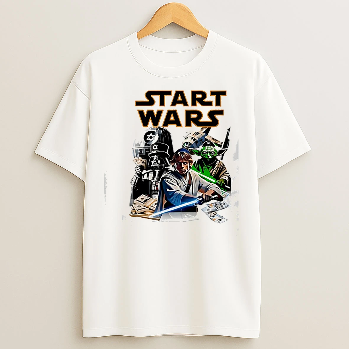 Classic Luke Skywalker Darth Vader And Baby Yoda Start Wars Graphic T Shirts
