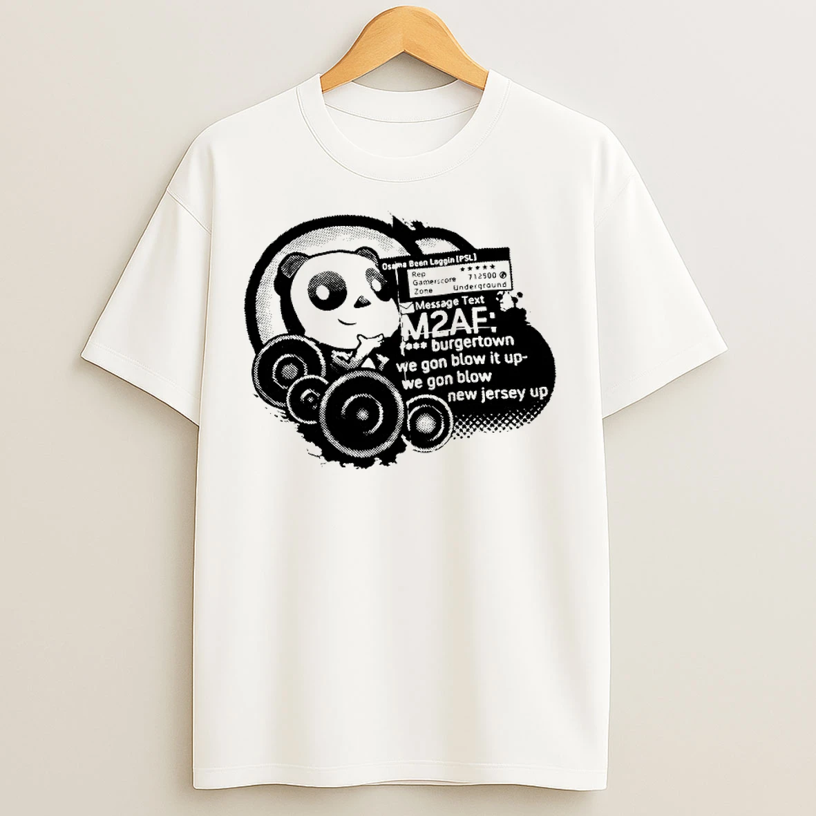 Classic M2af F Burgertown We Gon Blow It Up We Gon Blow New Jersey Up T Shirts