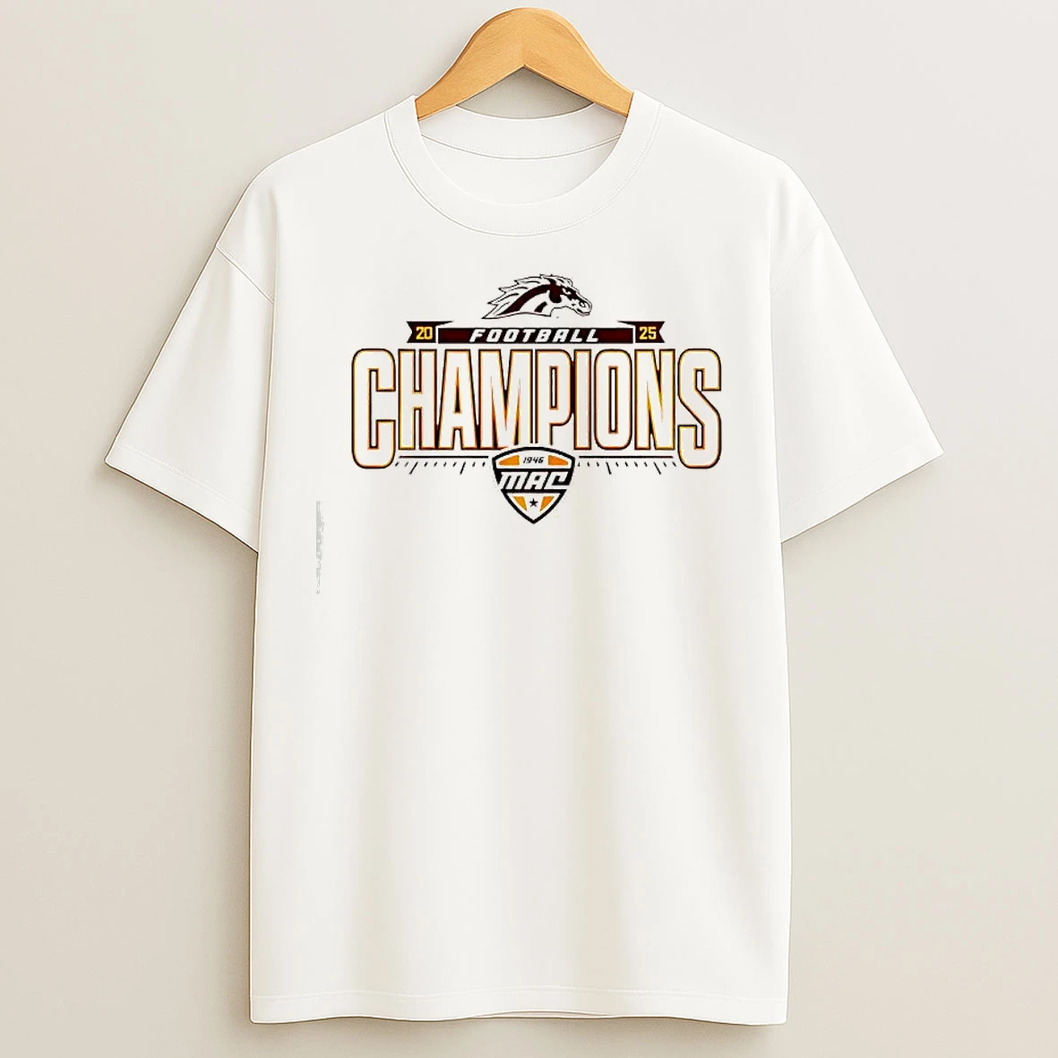 Classic Mac Champions 2025 Western Michigan Victory Logo T Shirts