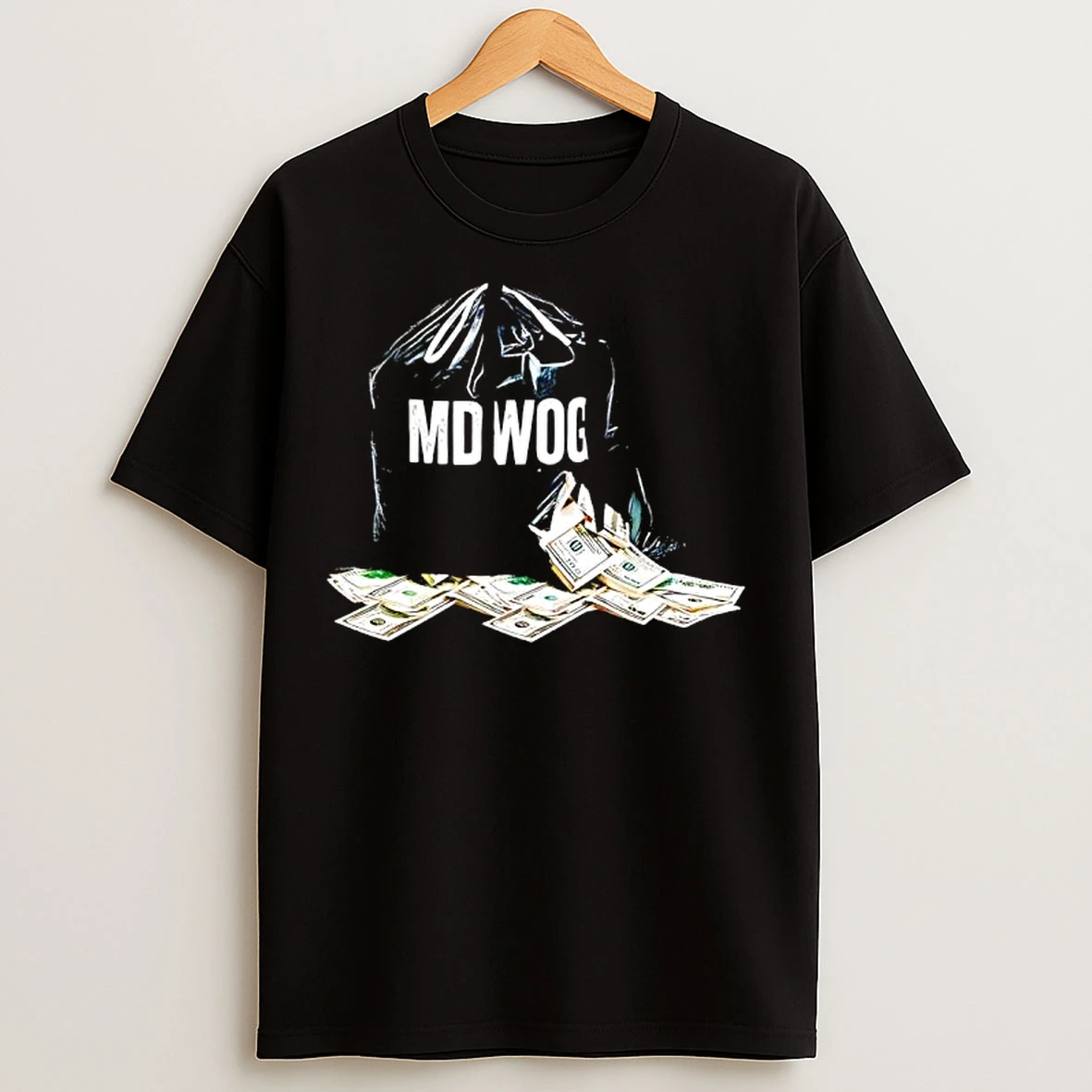 Classic Mdwog Cash Moneys Trash Graphic T Shirts