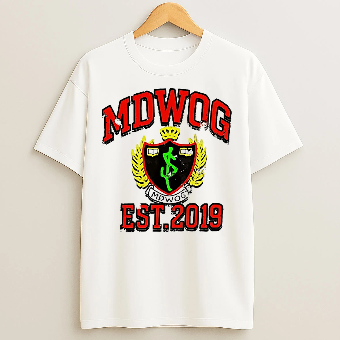 Classic Mdwog Est 2019 Logo T Shirts