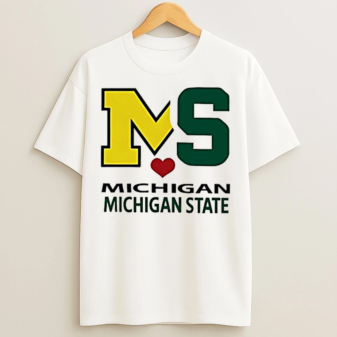 Classic Ms Michigan Vs Michigan State T Shirts