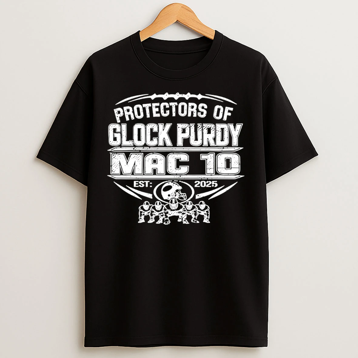 Classic Mac Jones 49ers Protectors Of Glock Purdy Mac 10 Est 2025 T Shirts