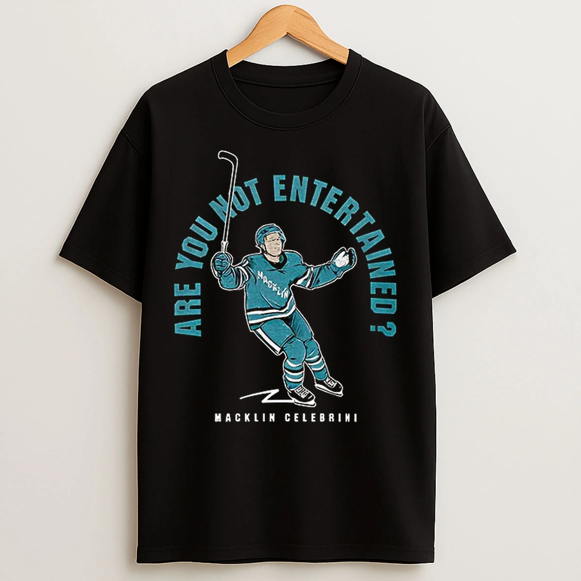 Classic Macklin Celebrini Are You Not Entertained T Shirts