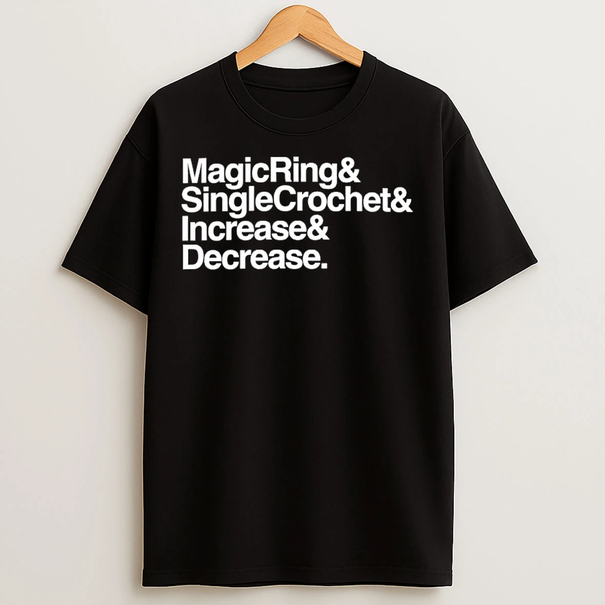 Classic Magicring Singlecrochet Increase Decrease Graphic T Shirts