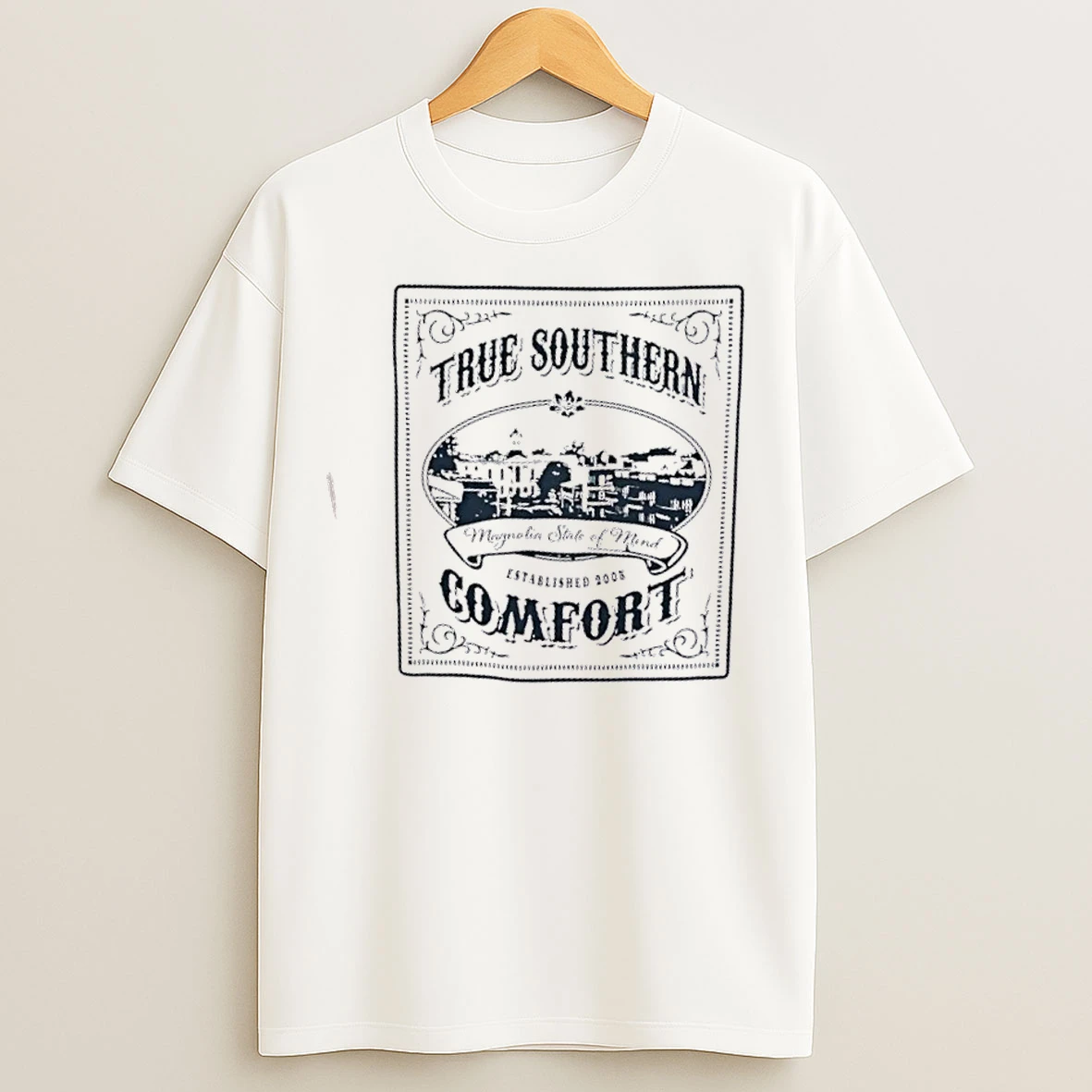 Classic Magnolia State Of Mind True Southern Comfort T Shirts