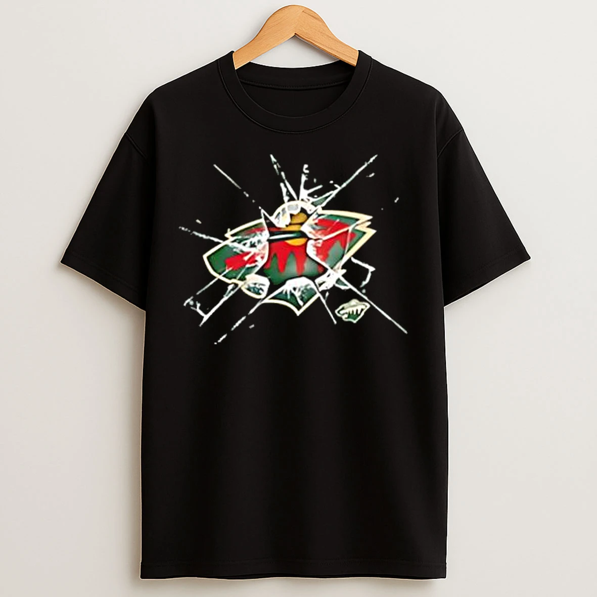 Classic Majestic Green Minnesota Wild Poke Horror Stylish T Shirts