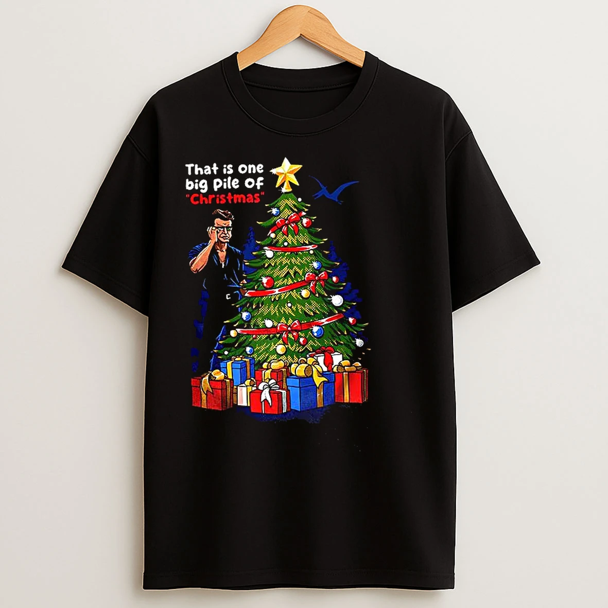 Classic Malcolm Jurassic Park That Is One Big Pile Christmas T Shirts