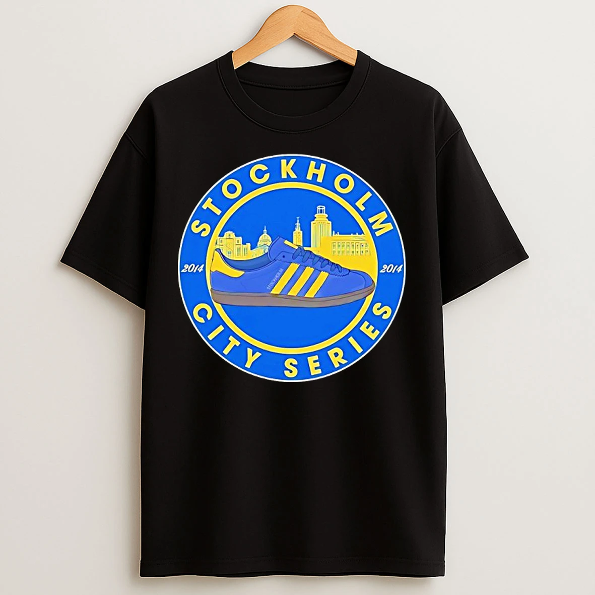 Classic Manchester Stockholm City Series Logo T Shirts