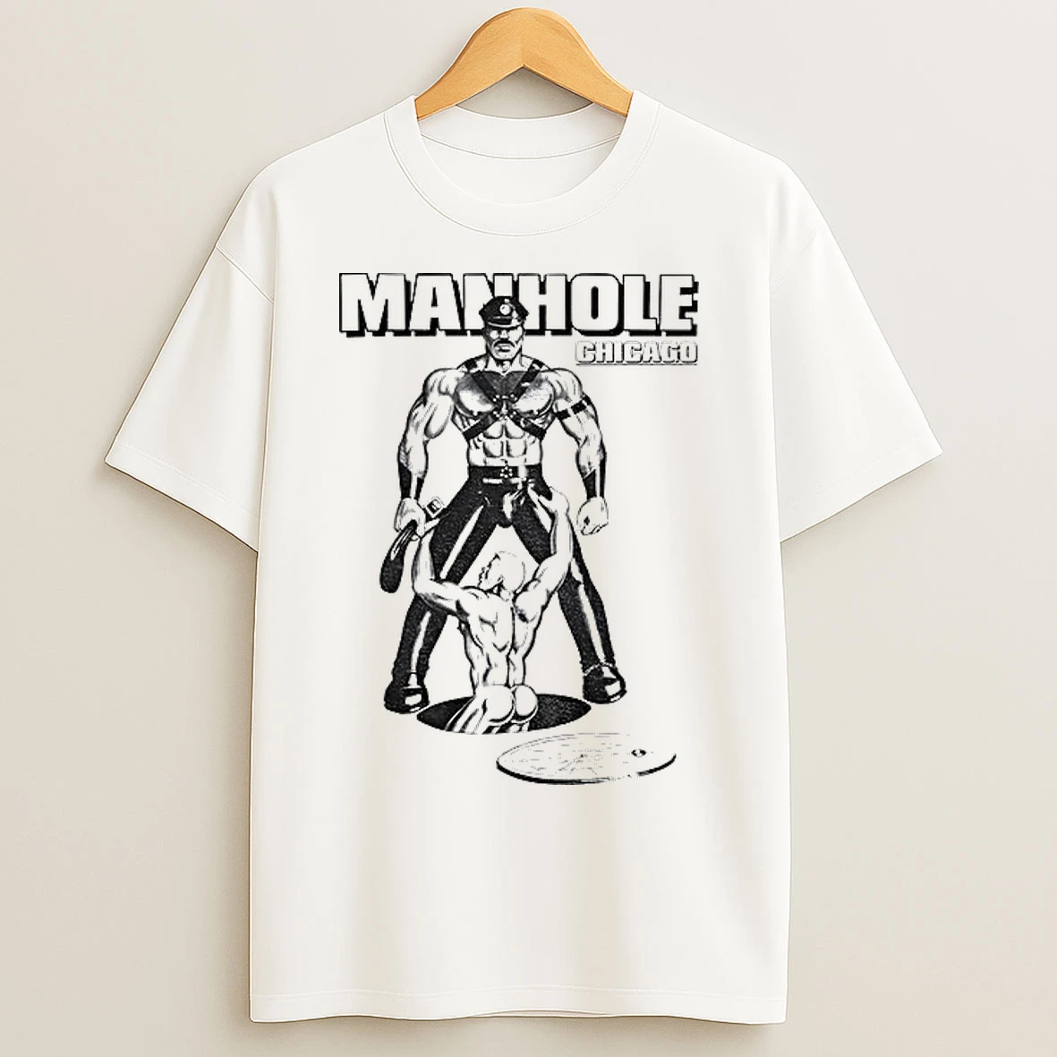 Classic Manhole Chicago Tom Of Finland Style Lgbt T Shirts