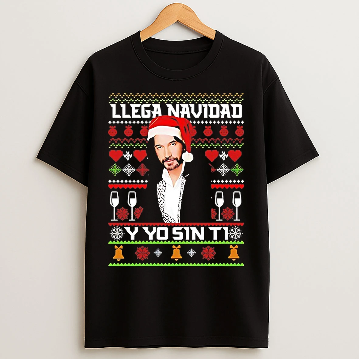 Classic Marco Antonio Solis Llega Navidad Y Yo Sin Ti Christmas T Shirts