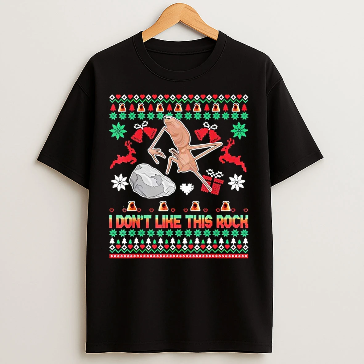 Classic Marcus The Worm I Dont Like This Rock Camiseta Christmas T Shirts