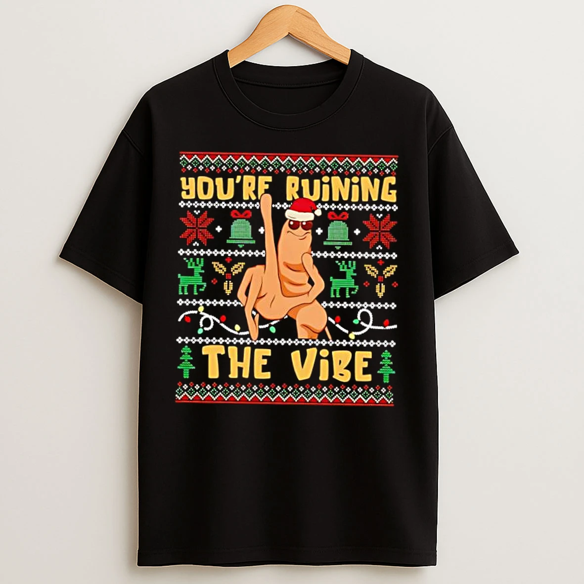 Classic Marcus The Worm Youre Ruining The Vibe Christmas 2025 T Shirts
