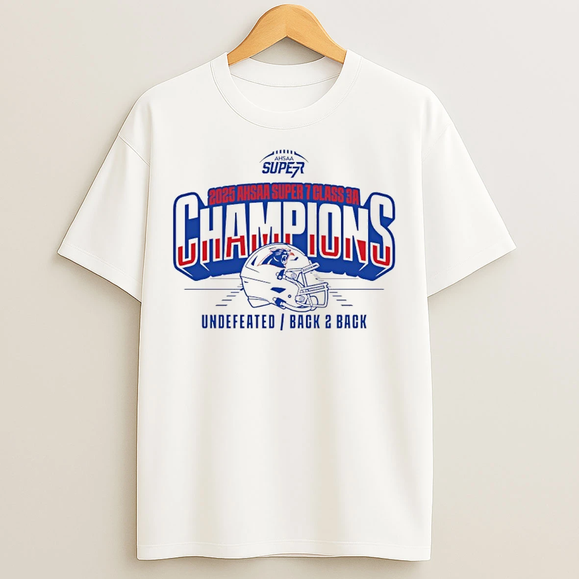 Classic Mars Hill Bible Back 2 Back 2025 Ahsaa Super 7 Class 3a State Champions T Shirts