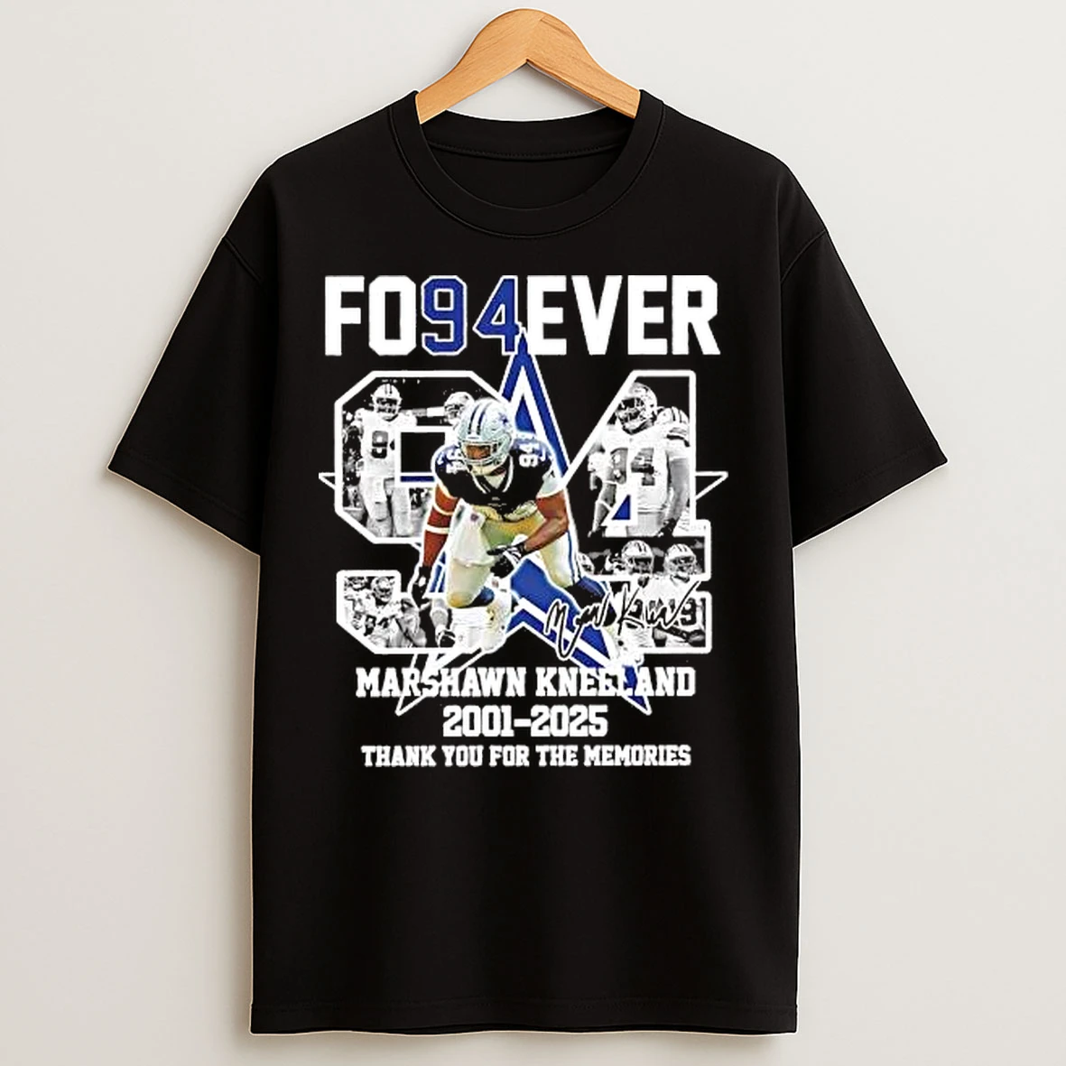 Classic Marshawn Kneeland 94 Forever 2001 2025 Thank You For The Memories T Shirts