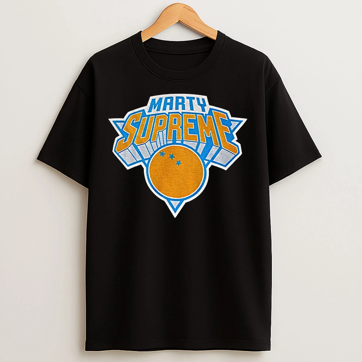 Classic Marty Supreme New York Knicks Timothee Chalamet Nba Cup Final T Shirts
