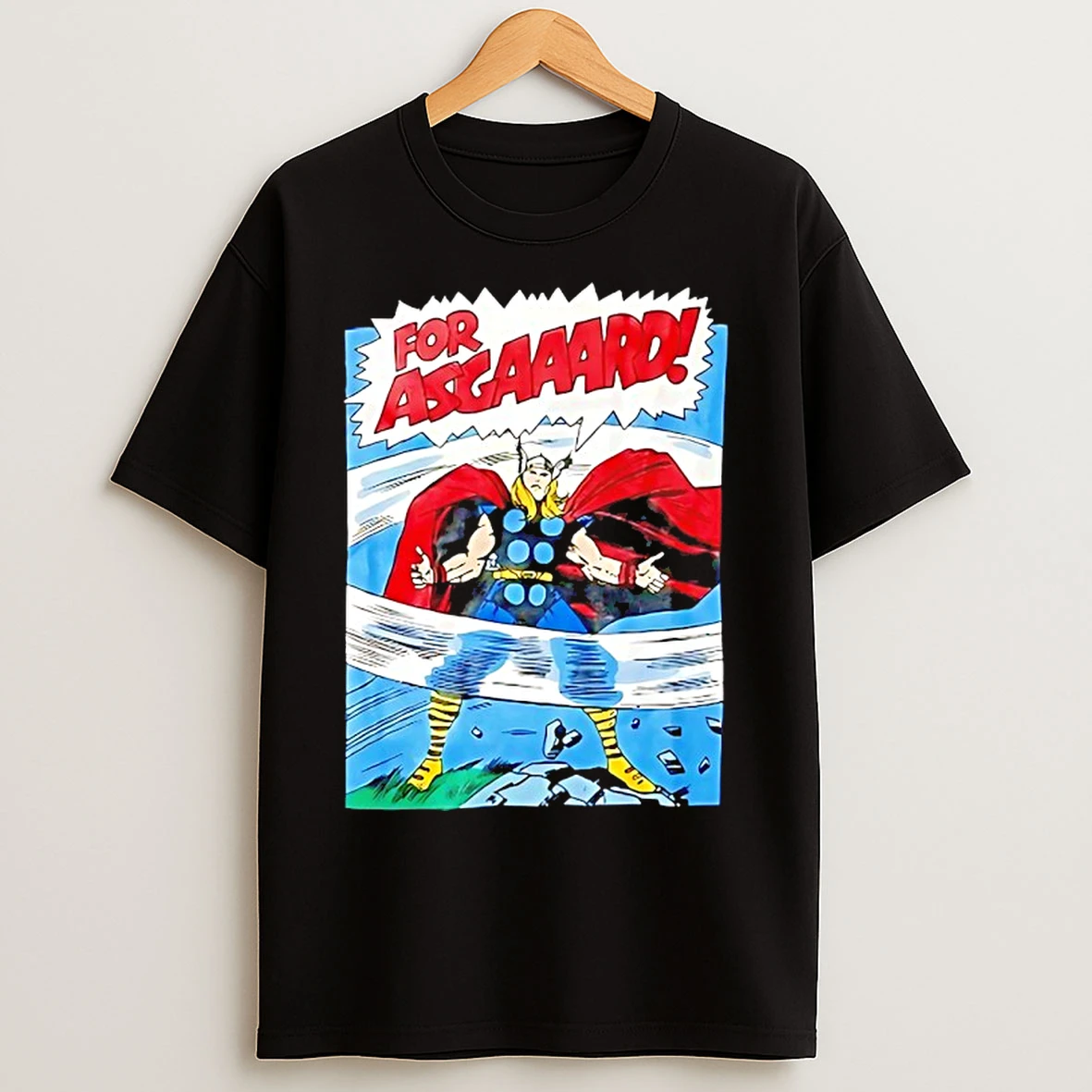 Classic Marvel Comics Thor For Asgaaard Vintage T Shirts
