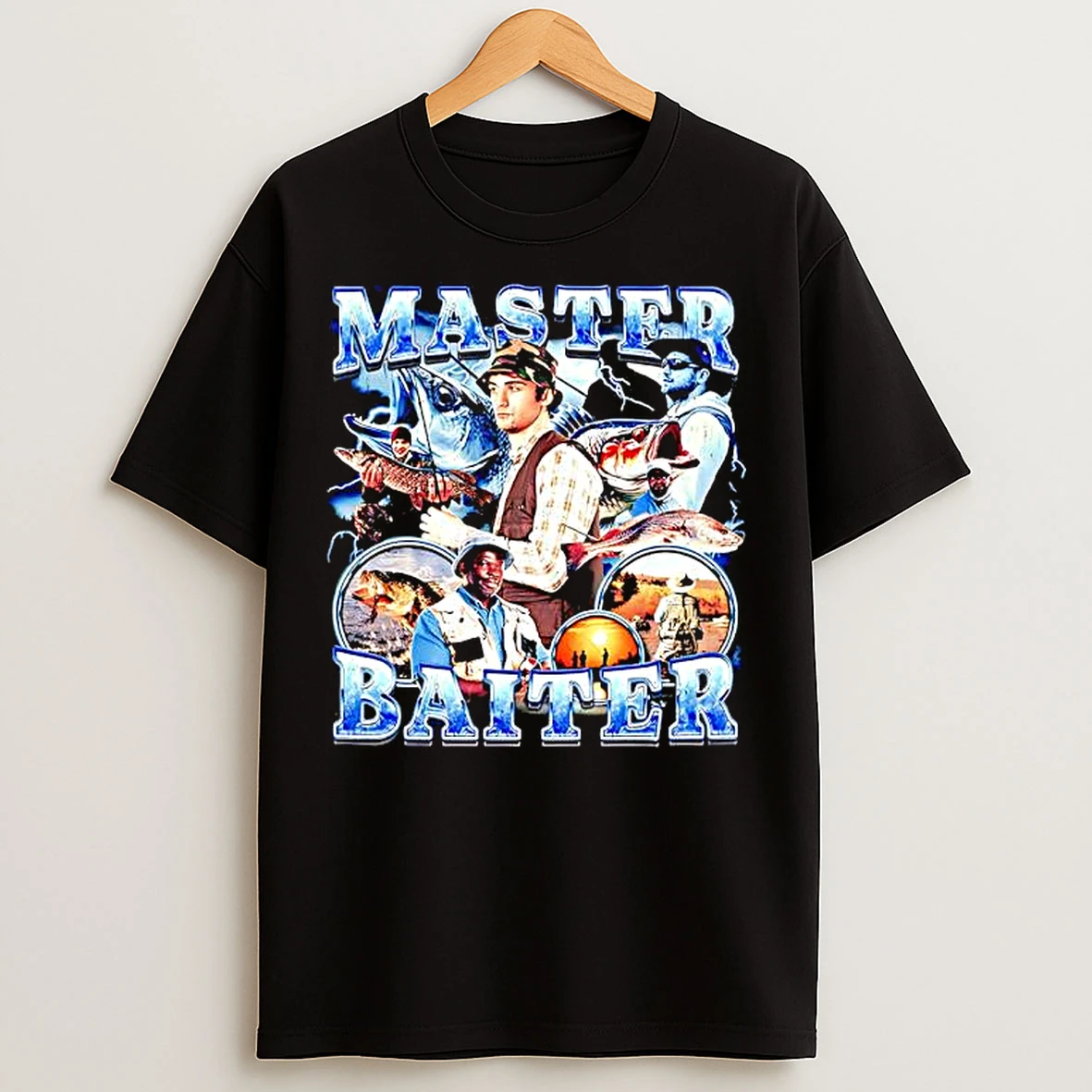 Classic Master Baiter Worldwide Fishing Enthusiast Graphic T Shirts