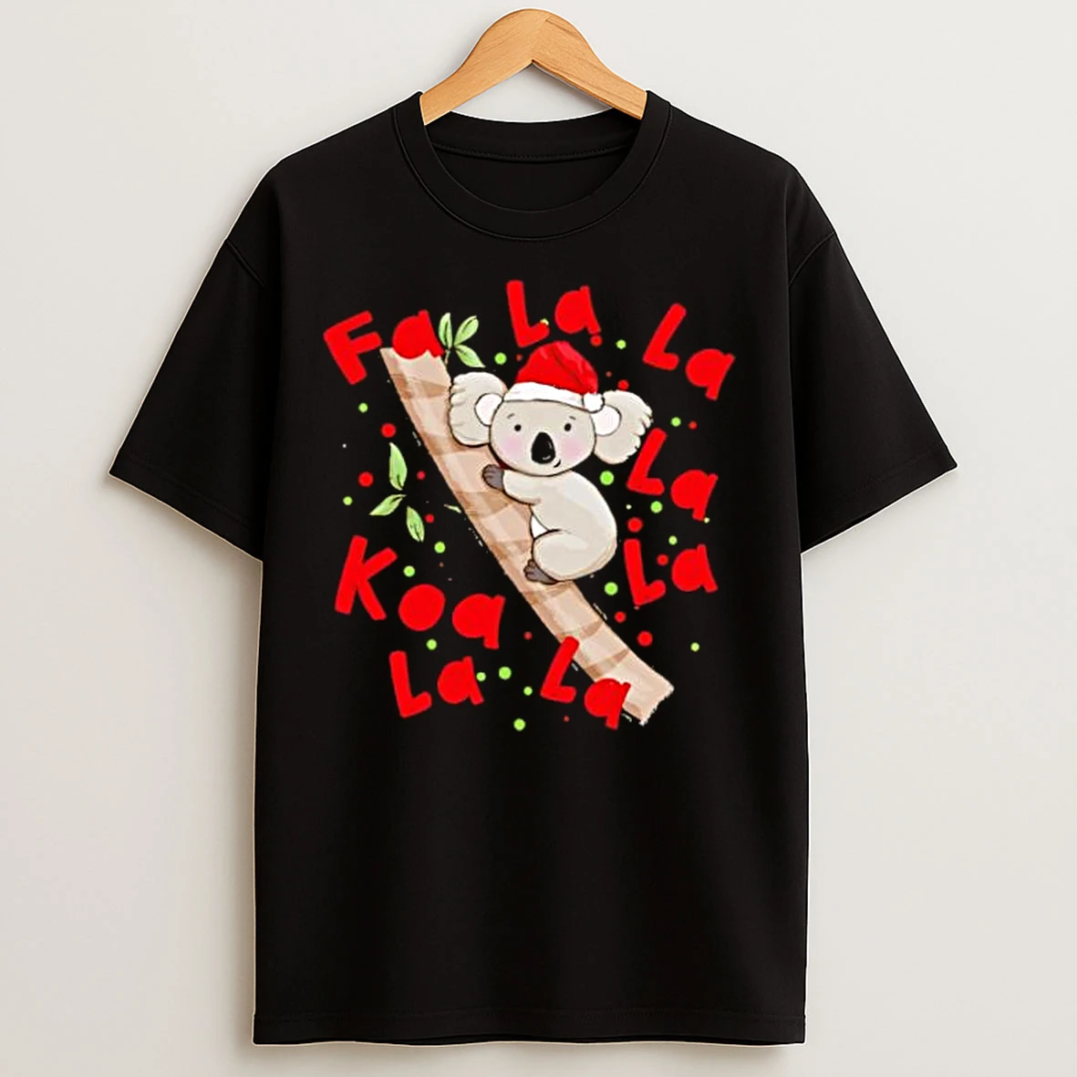 Classic Matching Christmas Koala Australian Stylish T Shirts