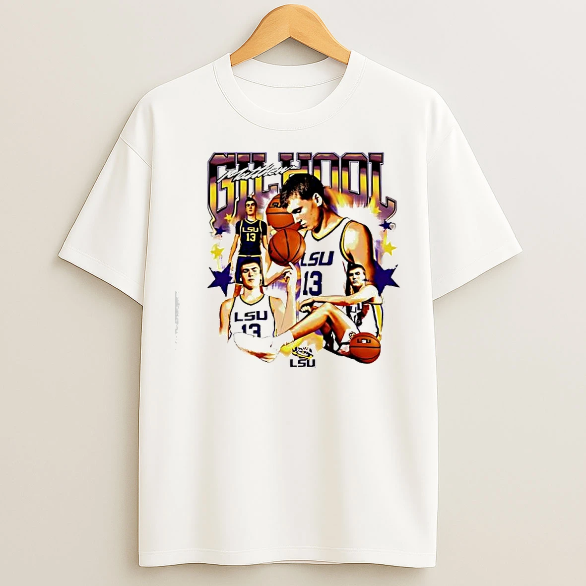Classic Matthew Gilhool Lsu Tiger Graphic T Shirts
