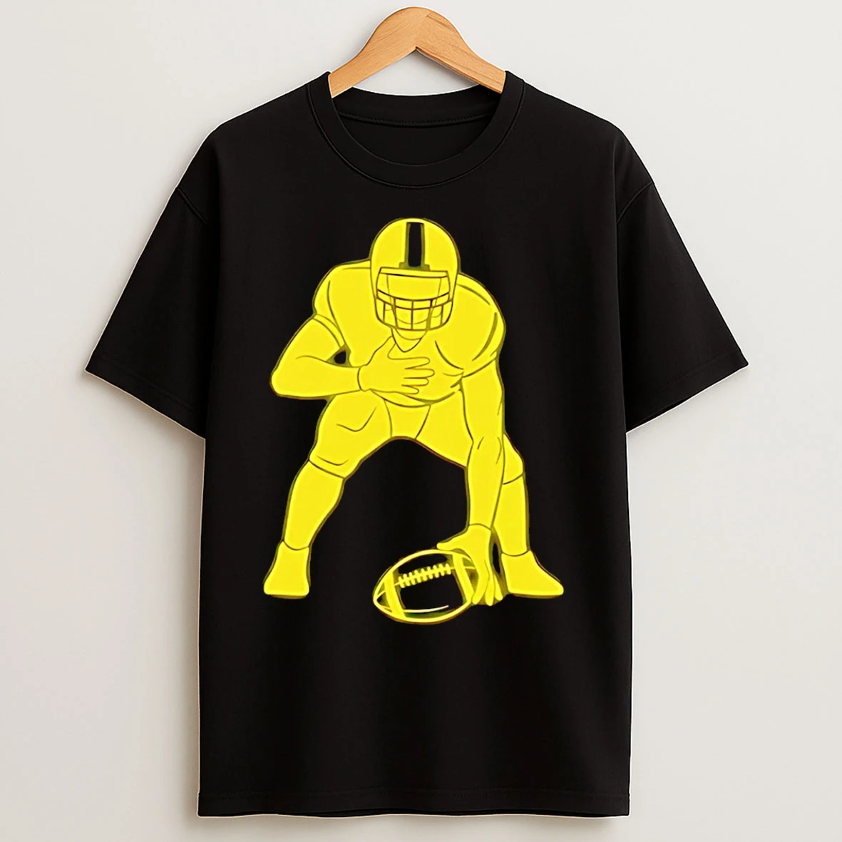Classic Matthew Staffords Daughter Yellow Football T Shirts
