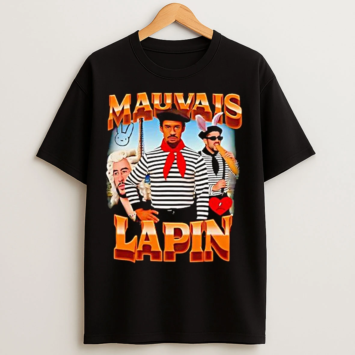 Classic Mauvais Lapin Bad Bunny Graphic T Shirts
