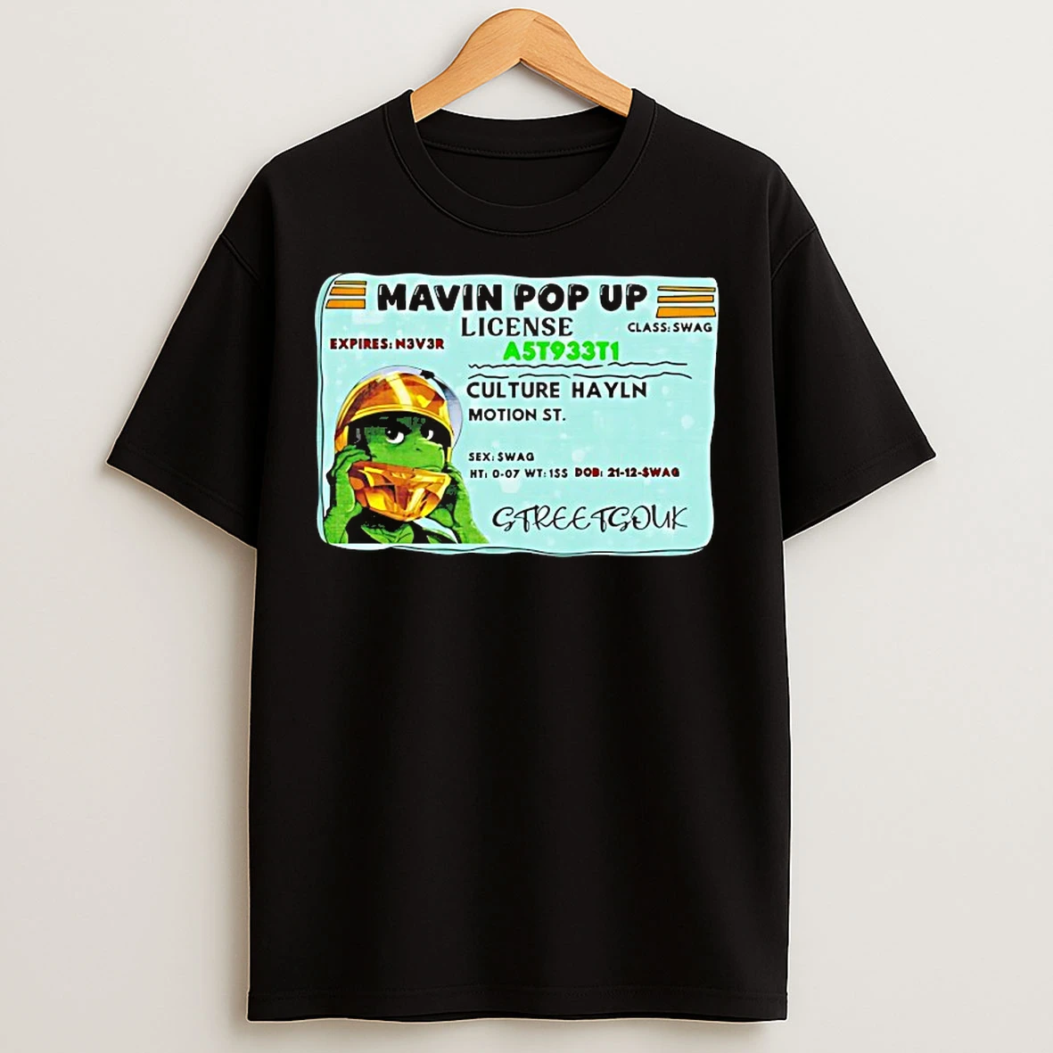 Classic Mavin Pop Up License T Shirts