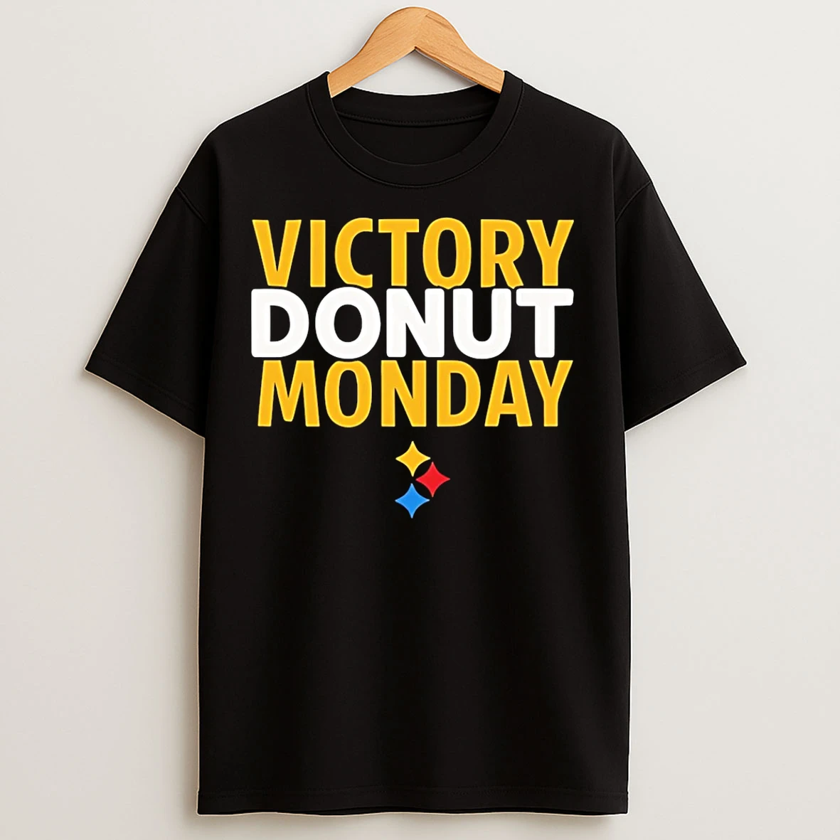 Classic Max Starks Victory Donut Monday Pittsburgh Steelers T Shirts
