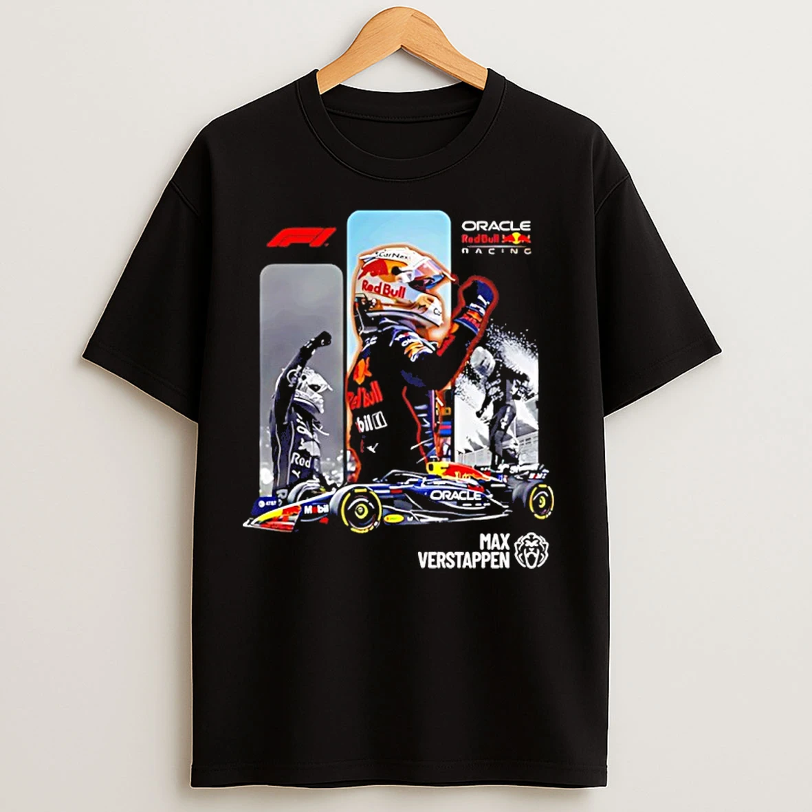 Classic Max Verstappen 2025 F1 Champions Graphic T Shirts