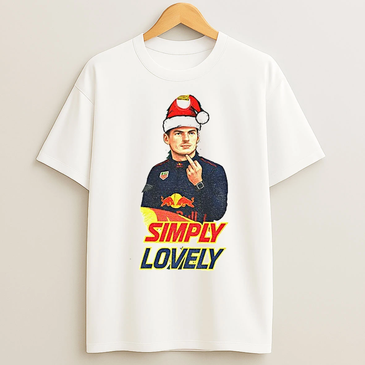 Classic Max Verstappen Middle Finger Christmas Simply Lovely T Shirts