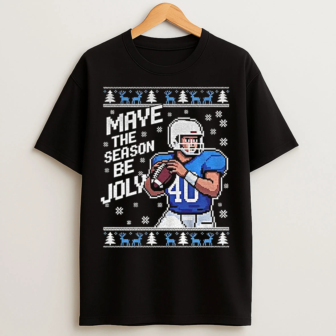 Classic Maye The Season Be Jolly Drake Maye New England Patriots Nfl Christmas T Shirts
