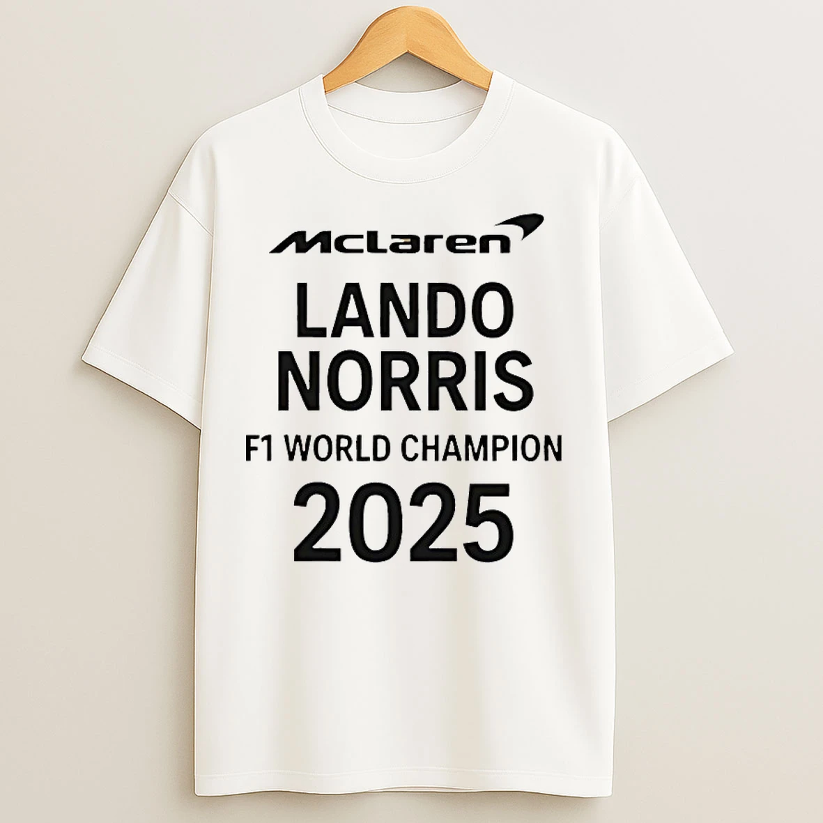 Classic Mclaren Lando Norris F1 World Champion 2025 T Shirts