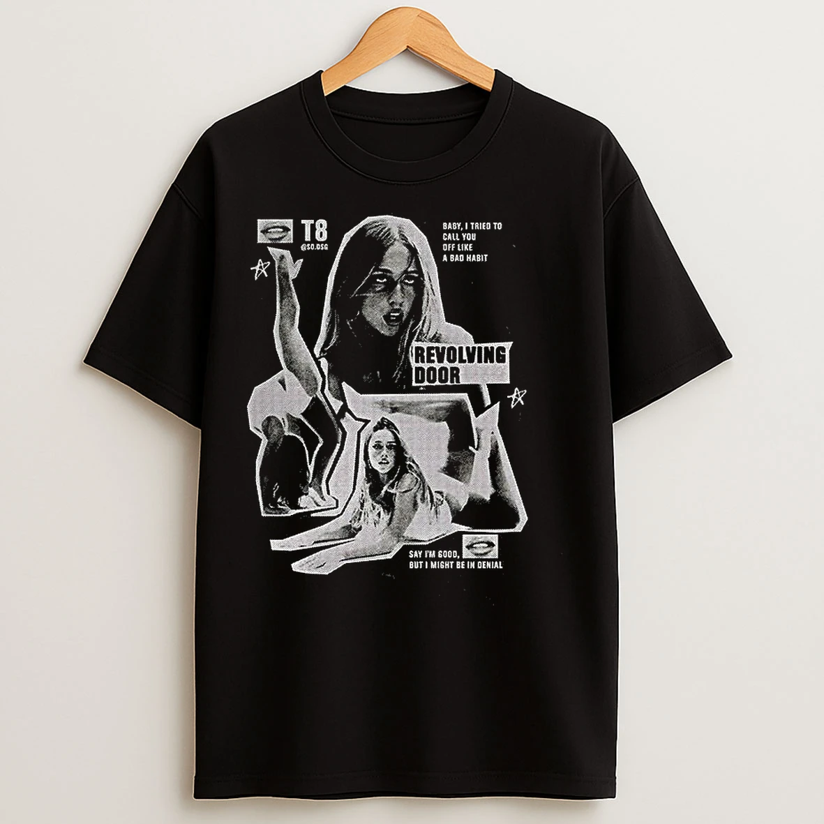 Classic Mcrae Revolving Door Baby I Tried To Call You Off Like A Bad Habit Retro T Shirts