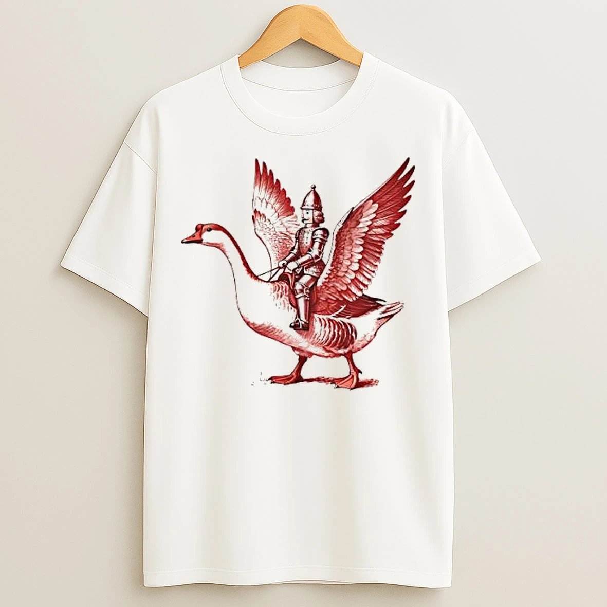 Classic Medieval Nutcracker Knight Goose Classic T Shirts