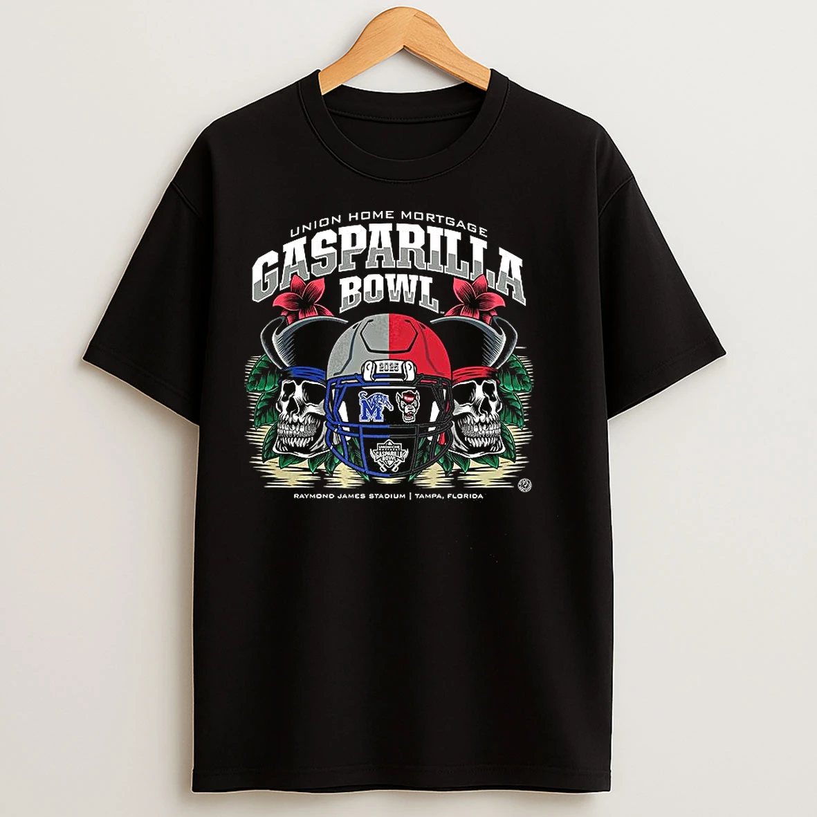 Classic Memphis Tigers Vs Nc State Wolfpack Gasparilla Bowl 2025 T Shirts