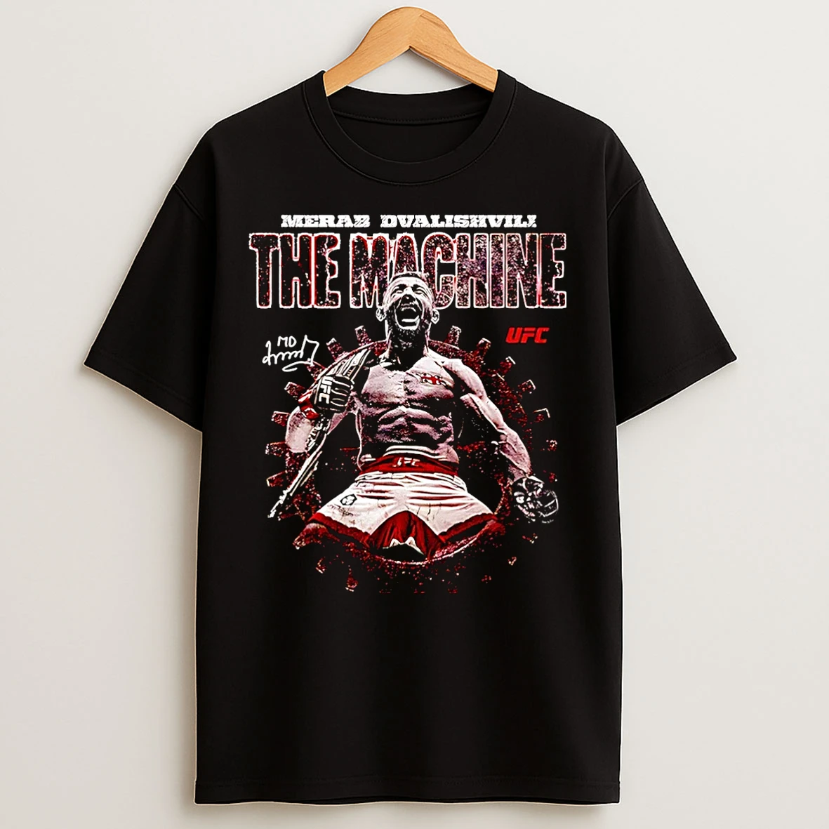 Classic Merab Dvalishvili The Machine Fighter Ip Ufc Christmas T Shirts