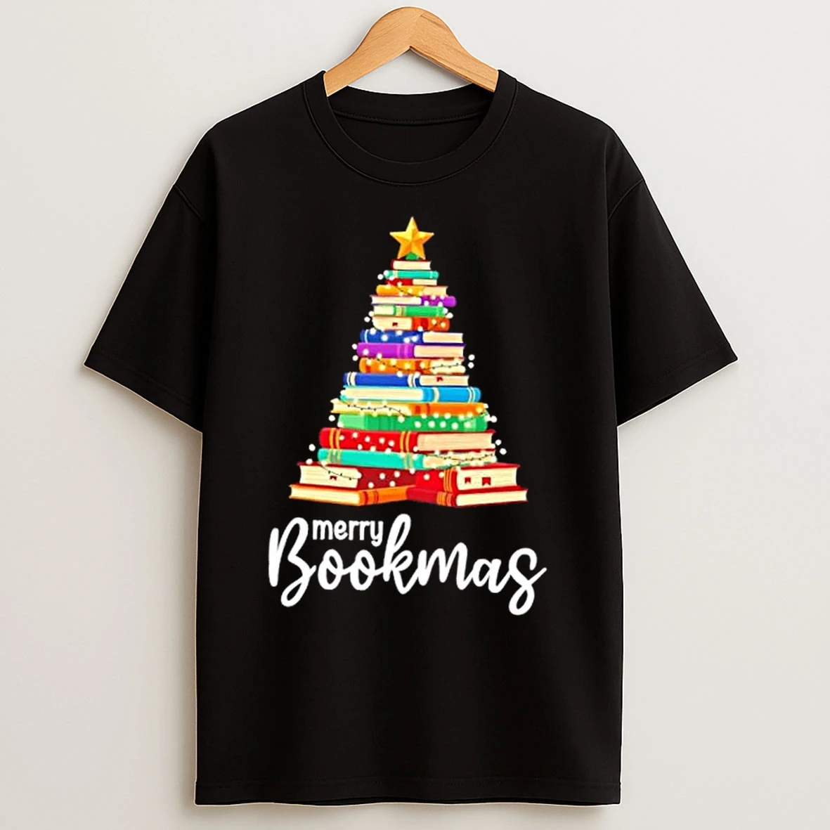 Classic Merry Bookmas Christmas T Shirts