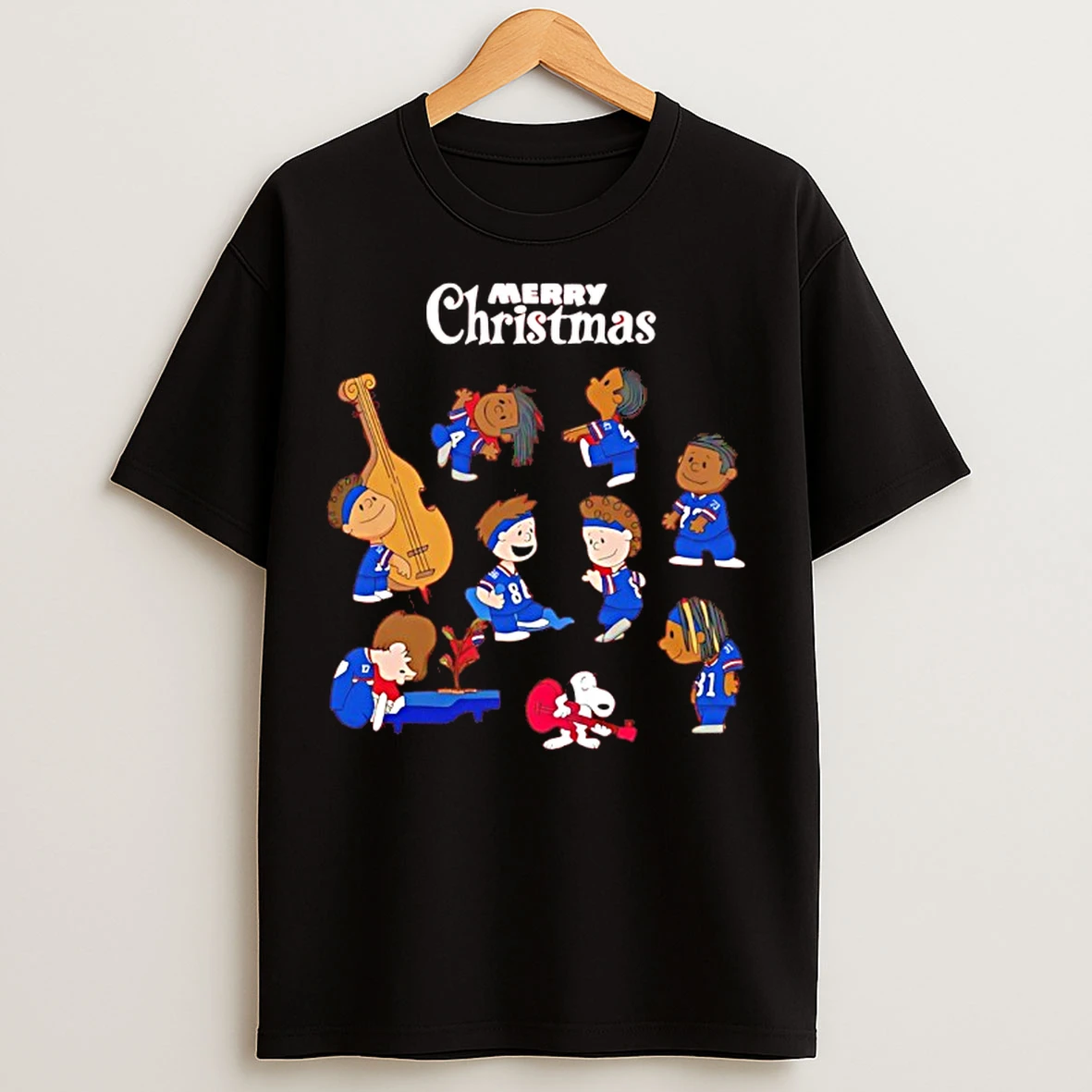 Classic Merry Christmas Charlie Brown Bills Mafia Buffalo Bills T Shirts