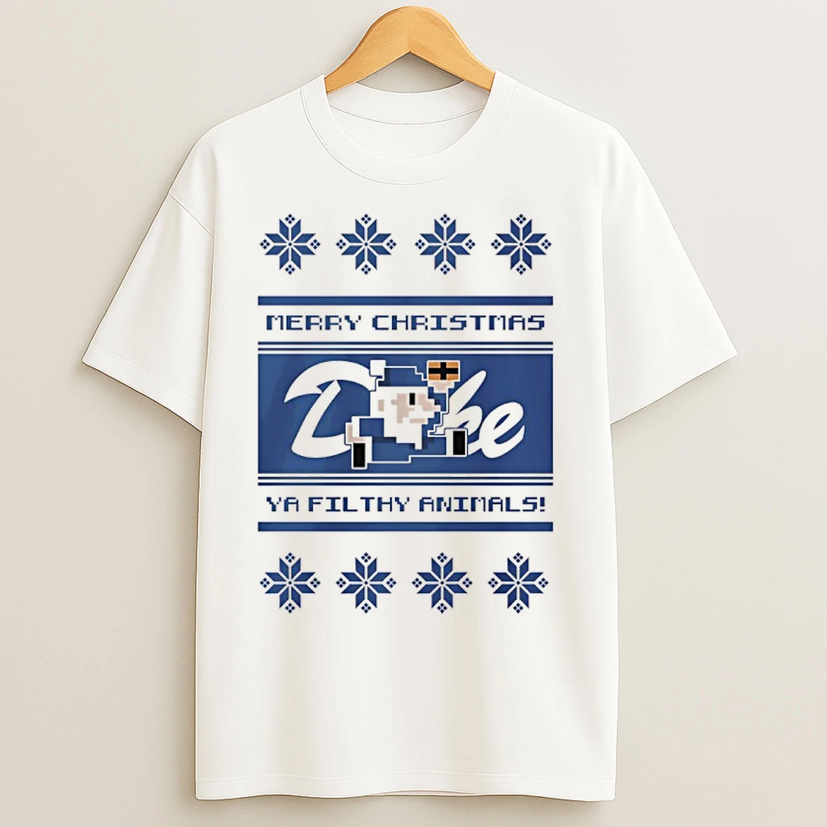 Classic Merry Christmas Duke Blue Devils Ya Filthy Animals T Shirts
