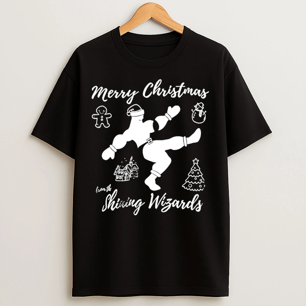 Classic Merry Christmas From The Shining Wizards T Shirts