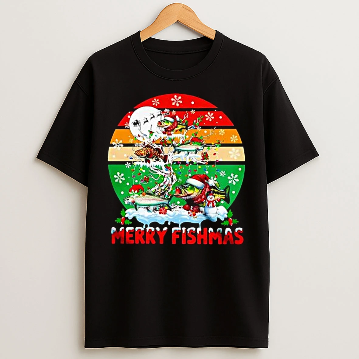 Classic Merry Fishmas T Shirts